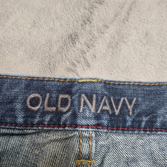 Old Navy Jeans Mens 36x31 Blue Loose Painter Carpenter Workwear Denim Utility - Picture 3 of 9